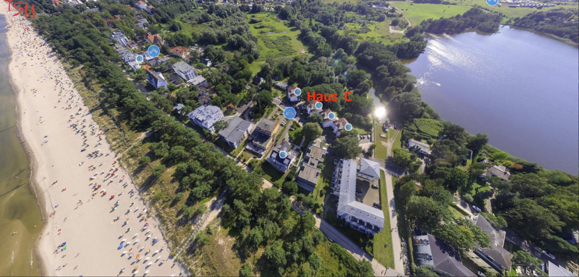 "Am Schloonsee" Haus C Heringsdorf  Eksteriør bilde